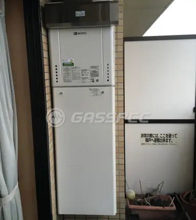 施工後の給湯器（ノーリツ GT-2460AWX-1 BL）