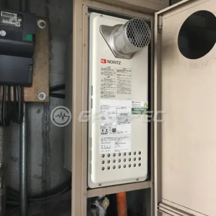 施工後の給湯器（ノーリツ GT-2053AWX-T-2 BL）