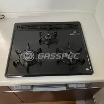 施工前のビルトインガスコンロ（DG32K1SR）