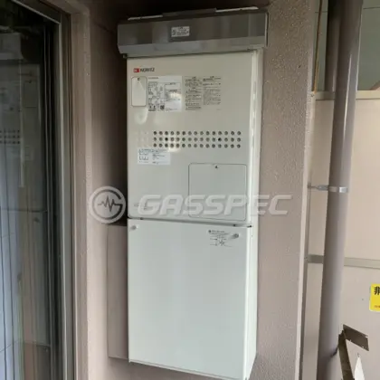 施工後の給湯器（ノーリツ GTH-2444AWX3H-1 BL）
