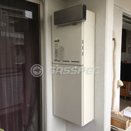 施工後の給湯器（リンナイ RUF-A2405SAA(B)）