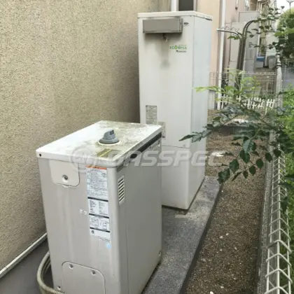 施工前の暖房熱源機（ECG-154）