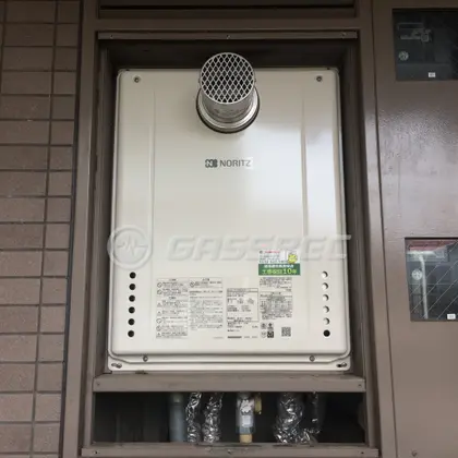 施工後の給湯器（ノーリツ GT-2060SAWX-T-1 BL）