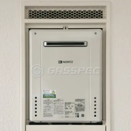施工後の給湯器（ノーリツ GT-1660SAWX-1 BL）