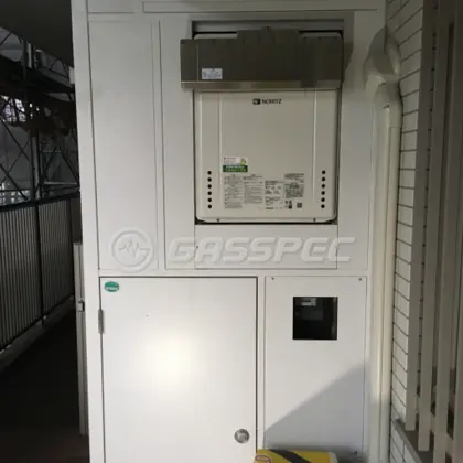 施工後の給湯器（ノーリツ GT-2460SAWX-1 BL）