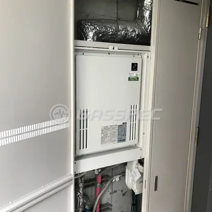 施工後の給湯器（パーパス GX-2400AB）