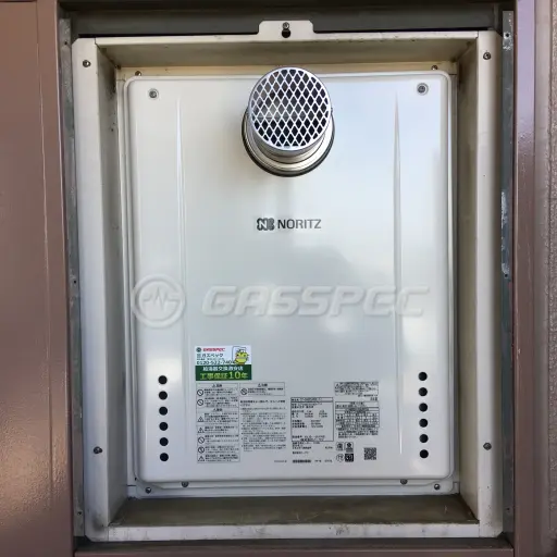 交換後の給湯器（ノーリツ GT-2460SAWX-T-1 BL）