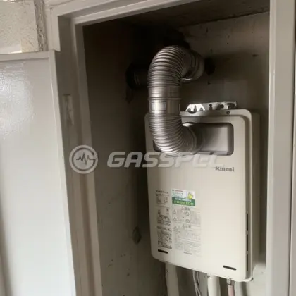 施工後の給湯器（リンナイ RUX-A1616T-L-E）