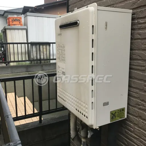 交換前の給湯器（ノーリツ GT-2428SAWX）