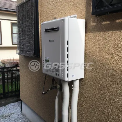 施工後の給湯器（ノーリツ GT-2460SAWX-1 BL）
