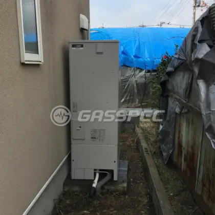 施工後のエコキュート（三菱 SRT-W374）