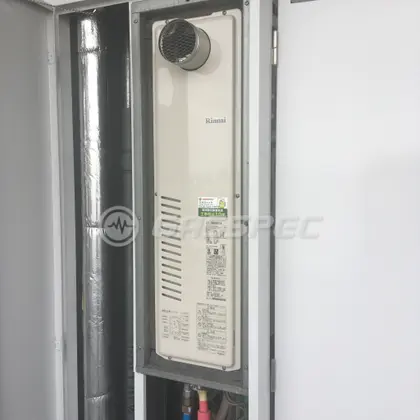 施工後の暖房熱源機（リンナイ RUFH-SA2400SAT2-6）