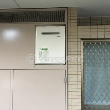 施工後の給湯器（リンナイ RUF-A2005SAW(B)）