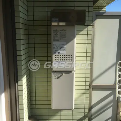 施工後の給湯器（ノーリツ GQ-1628WS BL）