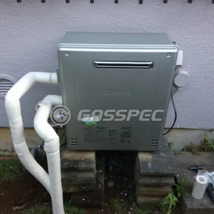 施工後の給湯器（ノーリツ GT-C2062SARX BL）