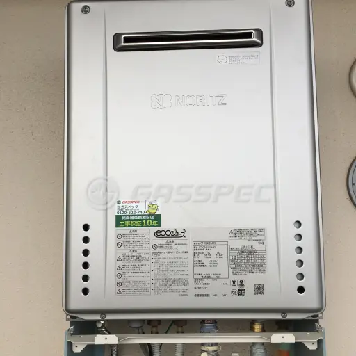交換後の給湯器（ノーリツ GT-C2462SAWX BL）