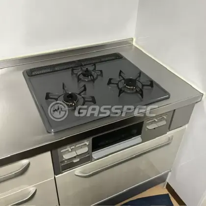 施工前のビルトインガスコンロ（ZGFNKGR01Q6E）