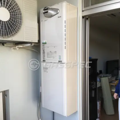 施工後の暖房熱源機（リンナイ RUFH-E2405AT2-3(A)）