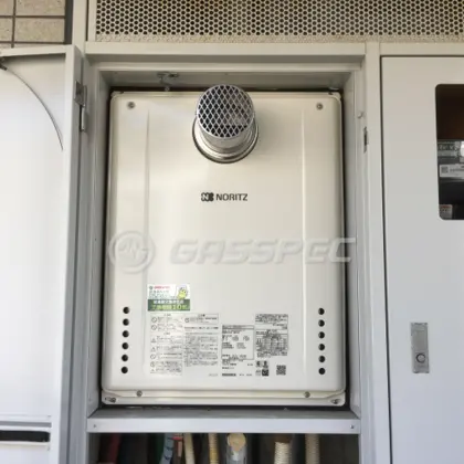 施工後の給湯器（ノーリツ GT-2460SAWX-T-1　BL）