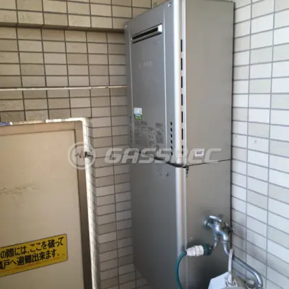 施工後の給湯器（ノーリツ GT-C2462SAWX BL）