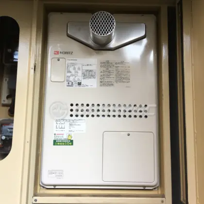 施工後の暖房熱源機（ノーリツ GTH-2444AWX3H-T-1 BL）