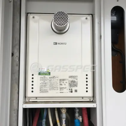 施工後の給湯器（ノーリツ GT-2460AWX-T-1 BL）