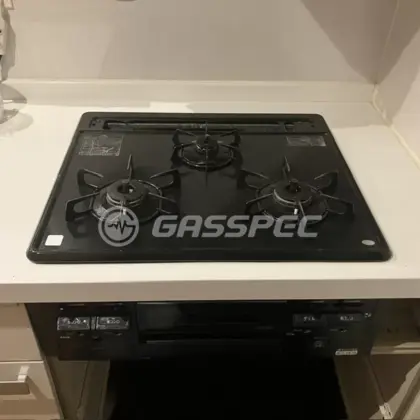 施工前のビルトインガスコンロ（DG32K1SR）