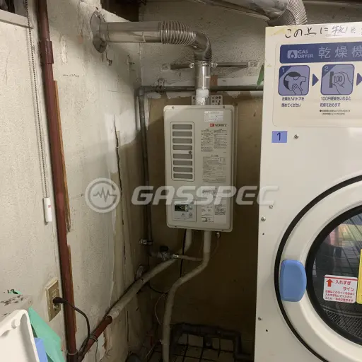 交換後の給湯器（ノーリツ GQ-2420WZD-F-2）