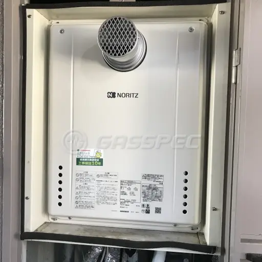 交換後の給湯器（ノーリツ GT-2460SAWX-T-1 BL）