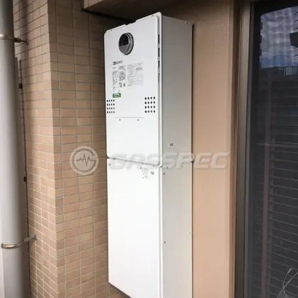 施工後の暖房熱源機（ノーリツ GTH-C2450AW3H-1 BL）