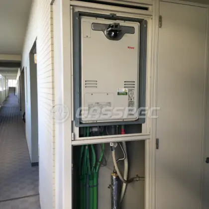 施工後の暖房熱源機（リンナイ RUFH-A2400AA2-3）