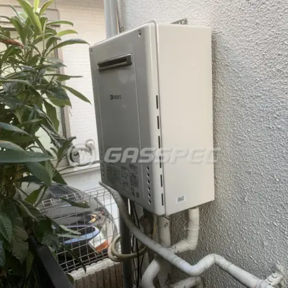 施工後の給湯器（ノーリツ GT-2460SAWX-1 BL）