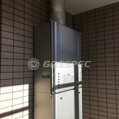 施工後の給湯器（ノーリツ GT-C2462AWX-H BL）