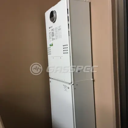 施工後の暖房熱源機（ノーリツ GTH-C2450AW3H-1 BL）