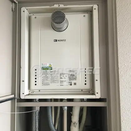 施工後の給湯器（ノーリツ GT-2460SAWX-T-1 BL）