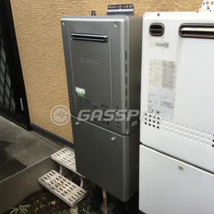 施工後の給湯器（ノーリツ GT-C2462SAWX BL）