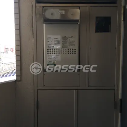 施工後の給湯器（ノーリツ GQ-2427AWX-DX BL）