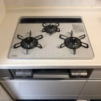 施工前のビルトインガスコンロ（H1G633C0R2V）