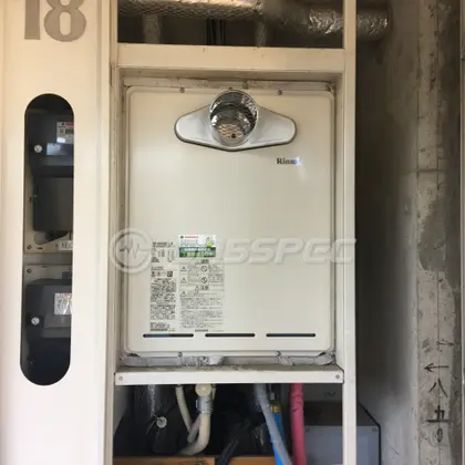 施工後の給湯器（リンナイ RUF-A2405SAT-L(B)）