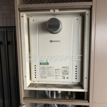 施工後の給湯器（ノーリツ GT-2060SAWX-T-1 BL）