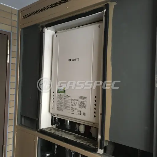 交換後の給湯器（ノーリツ GT-2460SAWX-H-1 BL）