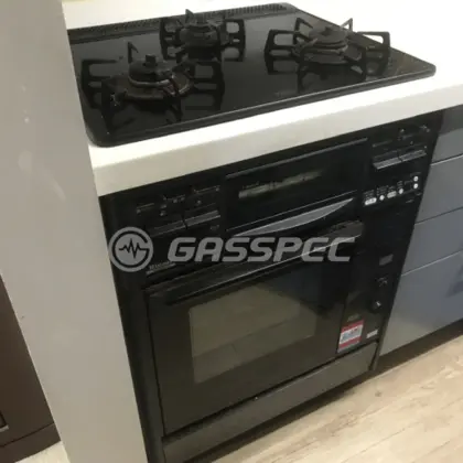 施工前のビルトインガスコンロ（RS38W3B1R）
