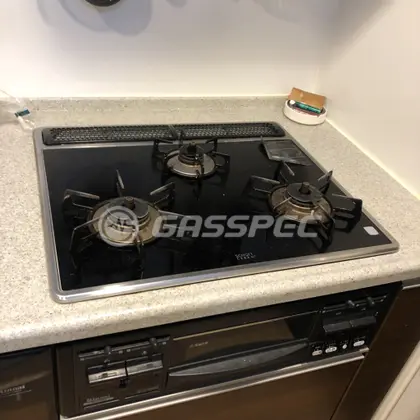 施工前のビルトインガスコンロ（RB31AS1R）