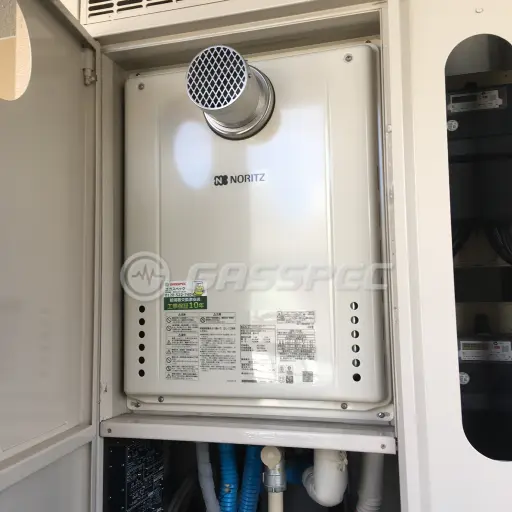 交換後の給湯器（ノーリツ GT-2460SAWX-T-1 BL）