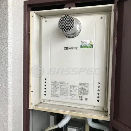 施工後の給湯器（ノーリツ GT-2460SAWX-T-1 BL）