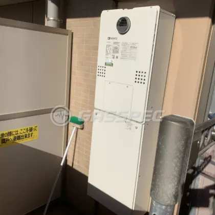 施工後の暖房熱源機（ノーリツ GTH-C2450AW3H-1 BL）