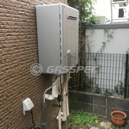 施工後の給湯器（ノーリツ GT-C2062AWX BL）