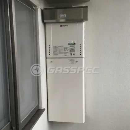 施工後の給湯器（ノーリツ GT-2460SAWX-1 BL）