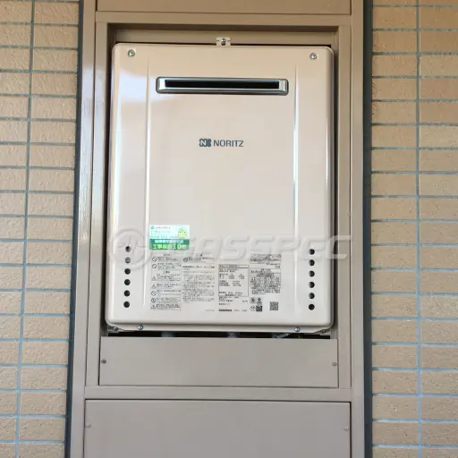 交換後の給湯器（ノーリツ GT-2460SAWX-1 BL）