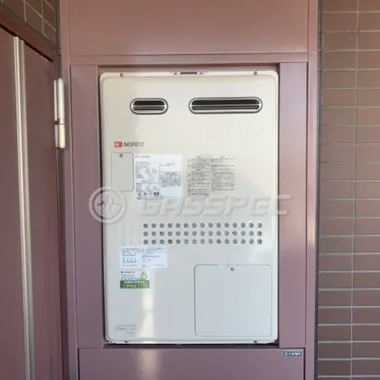 施工後の給湯器（ノーリツ GTH-2444AWX3H-1 BL）
